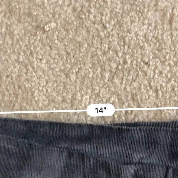 Addie corduroy crossover button down wrap Skirt - Picture 2 of 5